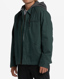 3 Barlow Hooded Jacket Green ABYJK00122 Billabong