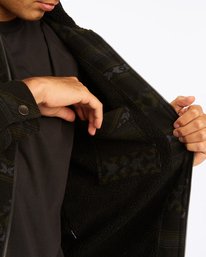 7 Barlow Sherpa Trucker Jacket Black ABYJK00125 Billabong