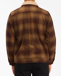 3 Barlow Sherpa Trucker Jacket White ABYJK00125 Billabong