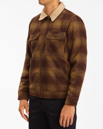 5 Barlow Sherpa Trucker Jacket White ABYJK00125 Billabong