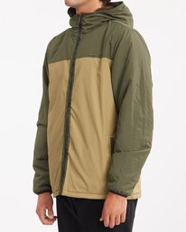 7 A/Div Switchback Reversible Jacket Brown ABYJK00135 Billabong