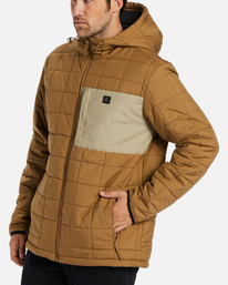 3 A/Div Journey Puffer Jacket Brown ABYJK00162 Billabong