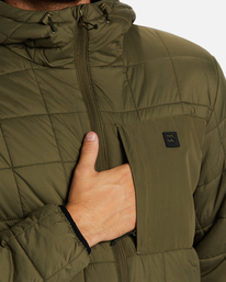 6 A/Div Journey Puffer Jacket Green ABYJK00162 Billabong
