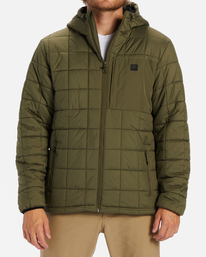 1 A/Div Journey Puffer Jacket Green ABYJK00162 Billabong