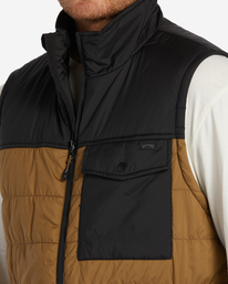 4 Prism Vest - Gesteppte Weste für Männer Braun ABYJK00175 Billabong