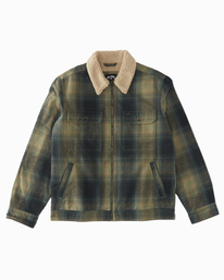5 Barlow - Chaqueta con forro de sherpa para Hombre Verde ABYJK00184 Billabong