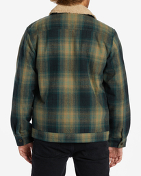 2 Barlow - Chaqueta con forro de sherpa para Hombre Verde ABYJK00184 Billabong