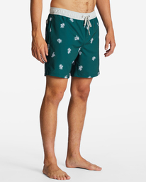 4 Sundays Layback 17" Boardshorts Green ABYJV00103 Billabong