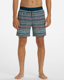 2 Sundays Layback 17" Boardshorts Green ABYJV00103 Billabong