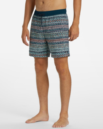 3 Sundays Layback 17" Boardshorts Green ABYJV00103 Billabong