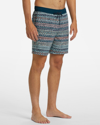 4 Sundays Layback 17" Boardshorts Green ABYJV00103 Billabong
