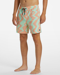 3 Sundays Layback 17" Boardshorts Green ABYJV00103 Billabong