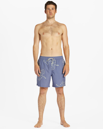 1 Sundays Layback - Board Shorts for Men Purple ABYJV00103 Billabong