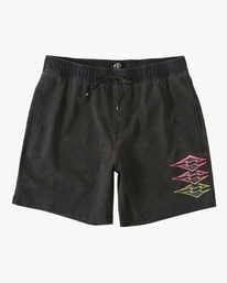 billabong, Riot Layback 17" Boardshorts, BLACK (blk) Riot Layback - Board Shorts for Men ABYJV00105