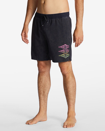 3 Riot Layback - Board Shorts for Men Black ABYJV00105 Billabong