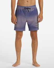 2 Riot Layback 17" Boardshorts Purple ABYJV00105 Billabong