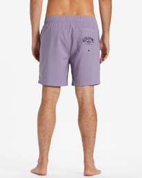 4 Riot Layback 17" Boardshorts Purple ABYJV00105 Billabong