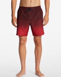 2 73 Ciclo Layback 17" Boardshorts Red ABYJV00106 Billabong