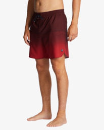 3 73 Ciclo Layback 17" Boardshorts Red ABYJV00106 Billabong