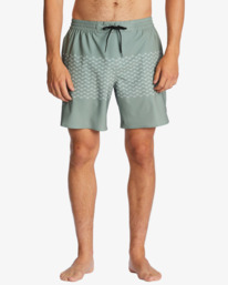 2 73 Ciclo Layback 17" Boardshorts Green ABYJV00106 Billabong