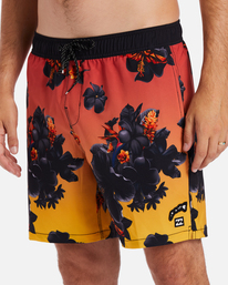 4 Kamea Lava Floral Layback - Boardshort pour Homme Rose ABYJV00107 Billabong