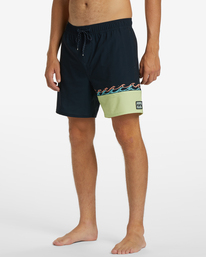 3 Burleigh Layback 17" Boardshorts Blue ABYJV00108 Billabong