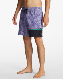 3 Burleigh Layback - Boardshort pour Homme Violet ABYJV00108 Billabong