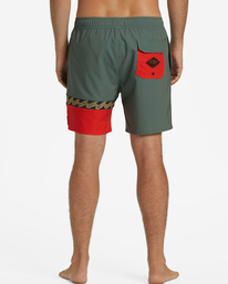 5 Burleigh Layback 17" Boardshorts Green ABYJV00108 Billabong