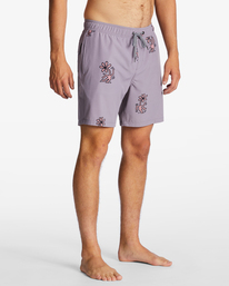 4 Keith Haring Flower Dance Layback - Calções de banho pelo joelho para Homem  ABYJV00109 Billabong