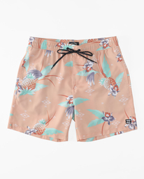 billabong, Vacay Layback 17" Boardshorts, PEACH (pea) SUNDAYS LAYBACK ABYJV00120