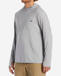 1 A/Div Equator Hooded Long Sleeve T-Shirt  ABYKT00172 Billabong