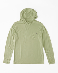 4 Eclipse Hooded Long Sleeve Surf T-Shirt Beige ABYKT00195 Billabong