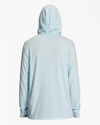 6 Eclipse Hooded Long Sleeve Surf T-Shirt Blue ABYKT00195 Billabong