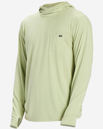 2 Eclipse Hooded Long Sleeve Surf T-Shirt Beige ABYKT00195 Billabong