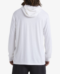 2 Eclipse Hooded Long Sleeve Surf T-Shirt White ABYKT00195 Billabong