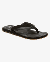 1 All Day Impact Print Slip-On Sandals Black ABYL100002 Billabong
