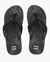 0 All Day Impact Print Slip-On Sandals Black ABYL100002 Billabong