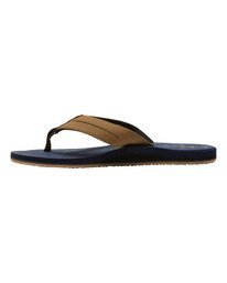 3 All Day Impact Print Slip-On Sandals Blue ABYL100002 Billabong