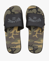 0 All Day Impact Print Slide Sandals Black ABYL100012 Billabong