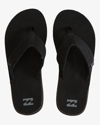 0 Overhead Hemp Slip-On Sandals Black ABYL100022 Billabong