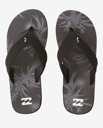 billabong, All Day Impact Print Slip-On Sandals, BLACK (blk) All Day Impact Print - Sandals for Men ABYL100023