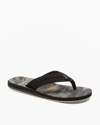 3 All Day Impact Print Slip-On Sandals Black ABYL100023 Billabong