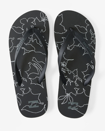billabong, Tides Slip-On Sandals, BLACK WHITE (bci) Tides - Flip-Flops for Men ABYL100024