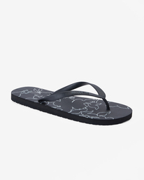 billabong, Tides Slip-On Sandals, BLACK WHITE (bci) Tides - Flip-Flops for Men ABYL100024