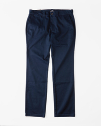 3 Carter Stretch Chino Pants Blue ABYNP00110 Billabong