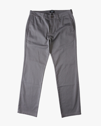 4 Carter Stretch Chino Pants Grey ABYNP00110 Billabong
