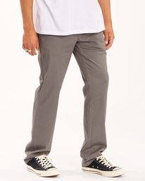 2 Carter Stretch Chino Pants Grey ABYNP00110 Billabong
