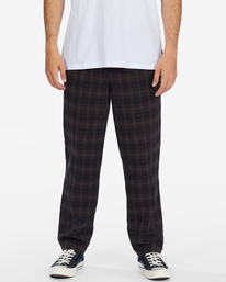 0 Larry Jacquard Elastic Beach Pants Black ABYNP00146 Billabong