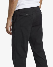 4 A/Div Surftrek Plus Organic Elastic Waist Pants Black ABYNP00147 Billabong