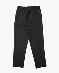 billabong, Larry Beach Elastic Waist Pants, BLACK (blk) LARRY BEACH PANT ABYNP00167